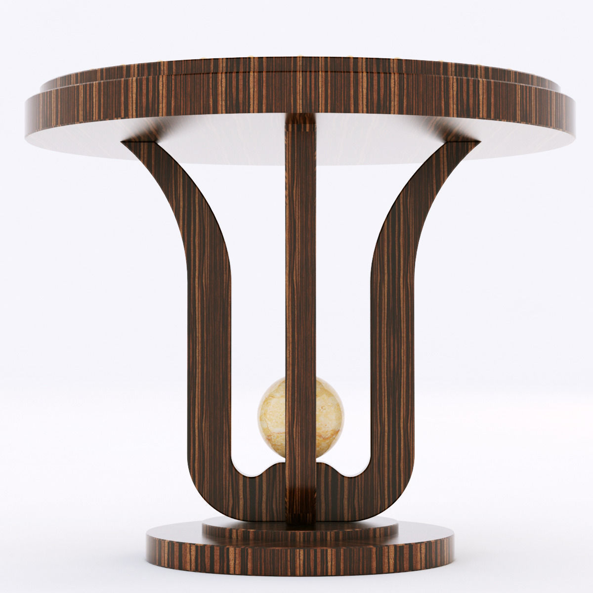 Francesco Molon T504 ROUND PERLA SMALL TABLE 3D model_1