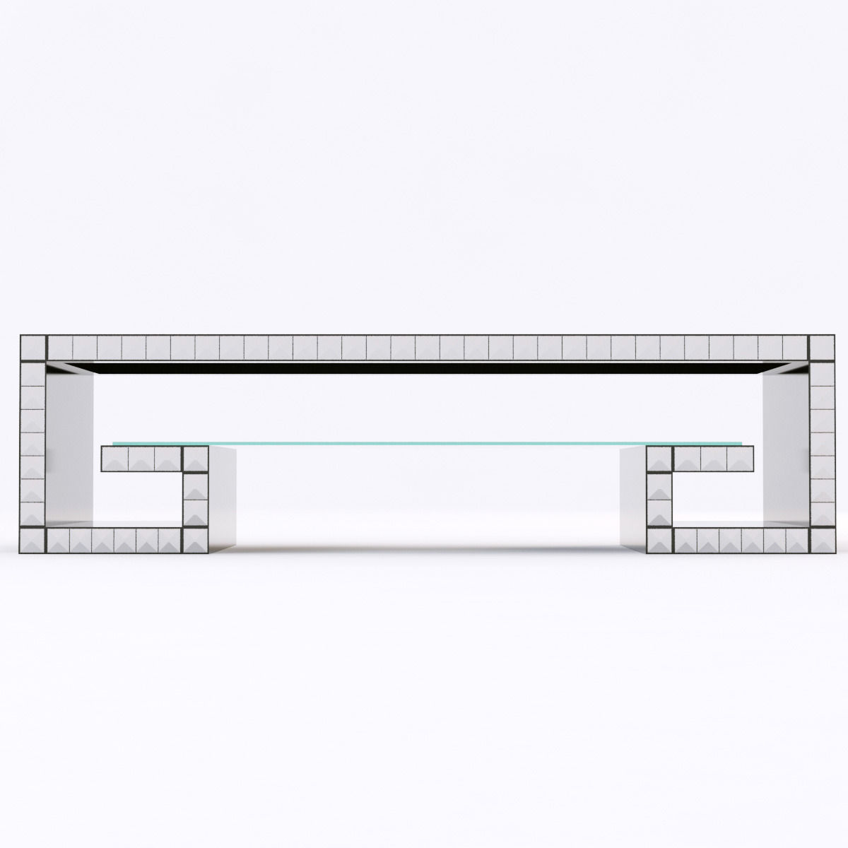 Francesco Molon T502 coctaile table COFFRE CHONOIS 3D model_1