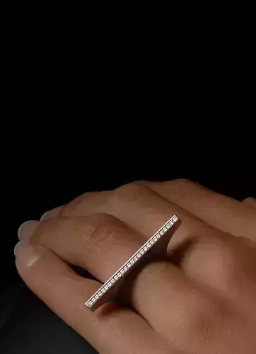 Minimal Ring 02 3D print model
