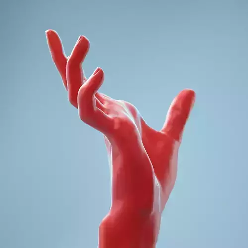 Clawing Horror Realistic Hand Model 06 3D model
