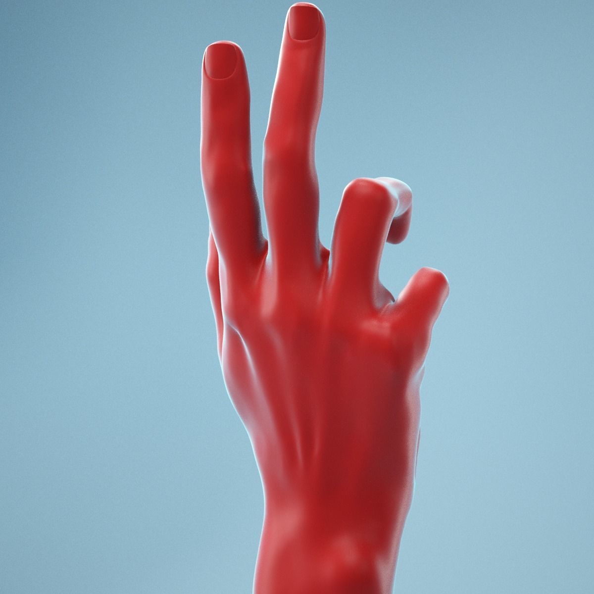 Holistic Gesture Realistic Hand Model 11 3D model_4