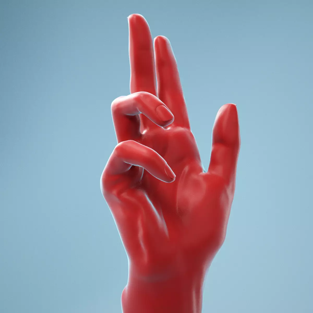 Holistic Gesture Realistic Hand Model 11 3D model_0