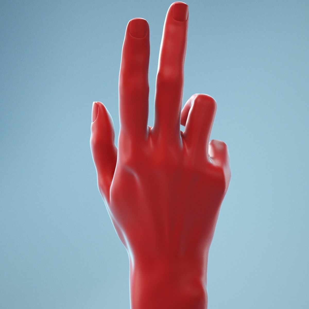 Holistic Gesture Realistic Hand Model 11 3D model_5