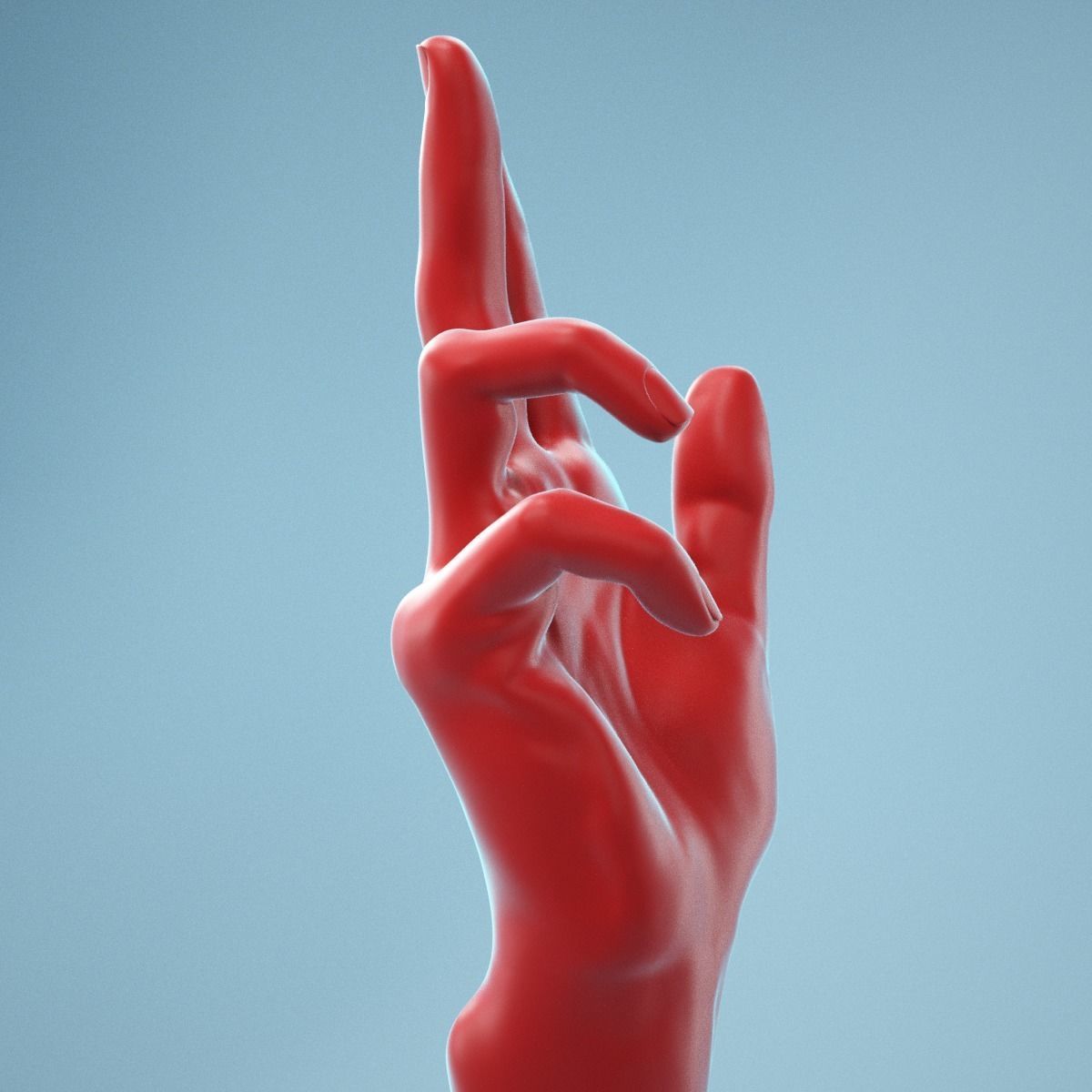 Holistic Gesture Realistic Hand Model 11 3D model_1