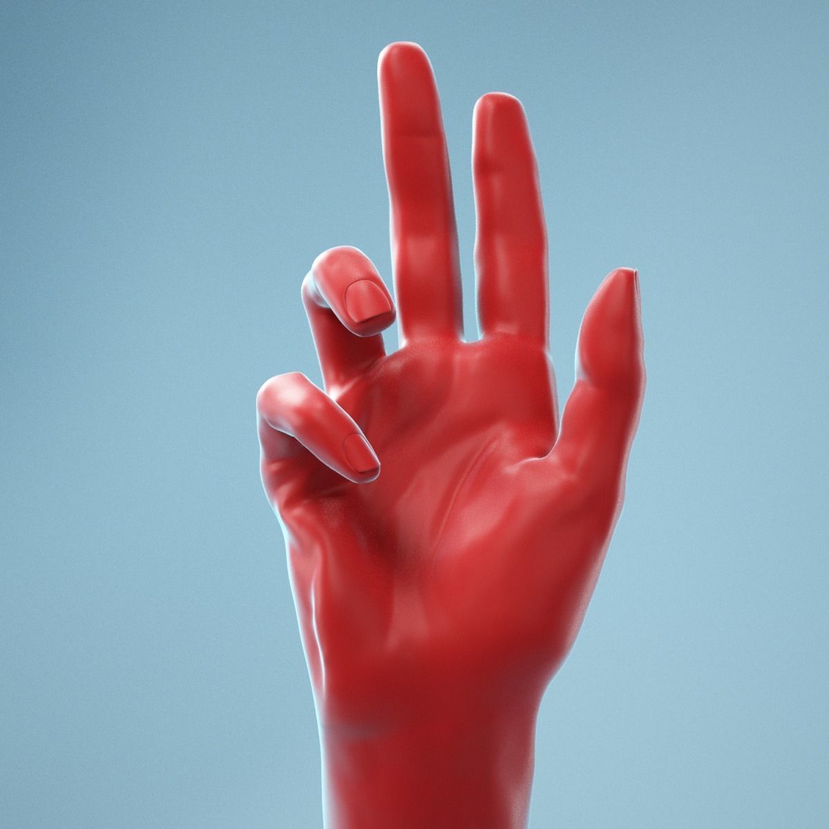 Holistic Gesture Realistic Hand Model 11 3D model_11