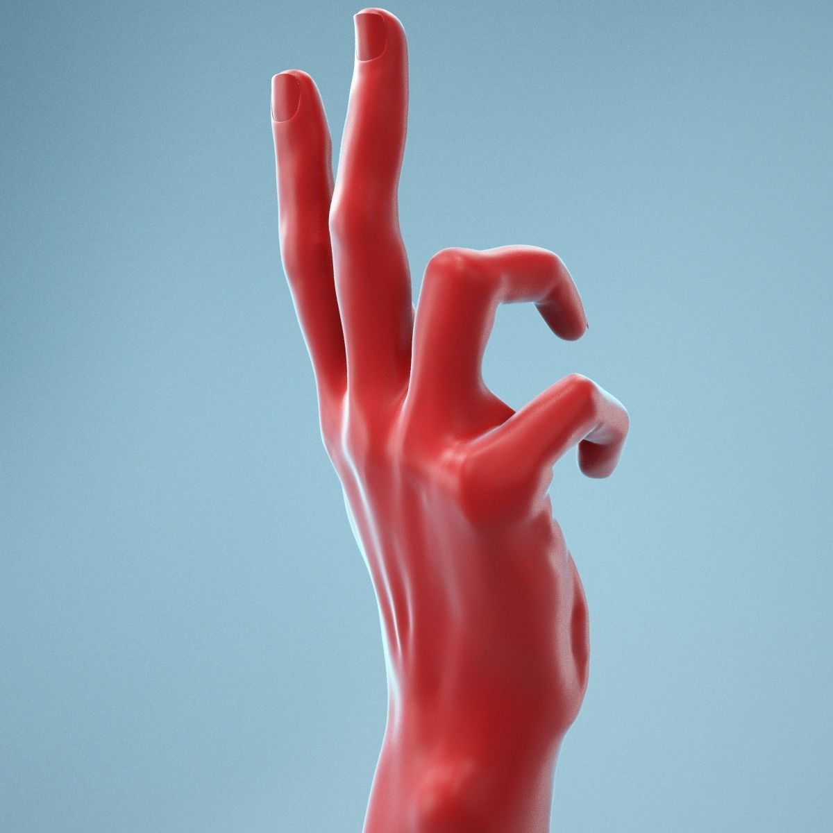 Holistic Gesture Realistic Hand Model 11 3D model_3