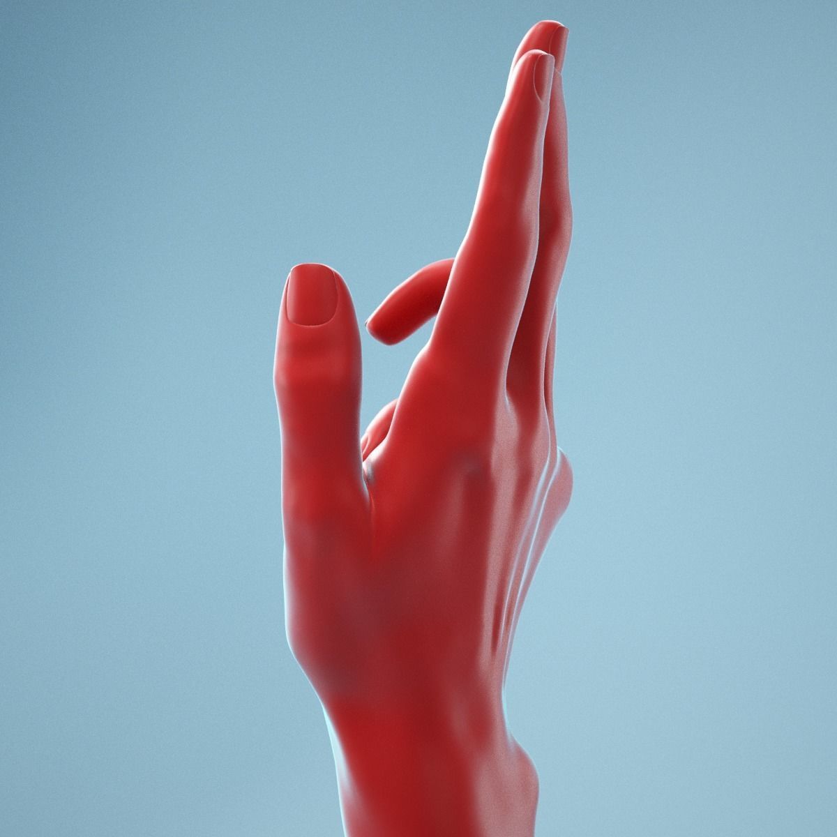 Holistic Gesture Realistic Hand Model 11 3D model_7