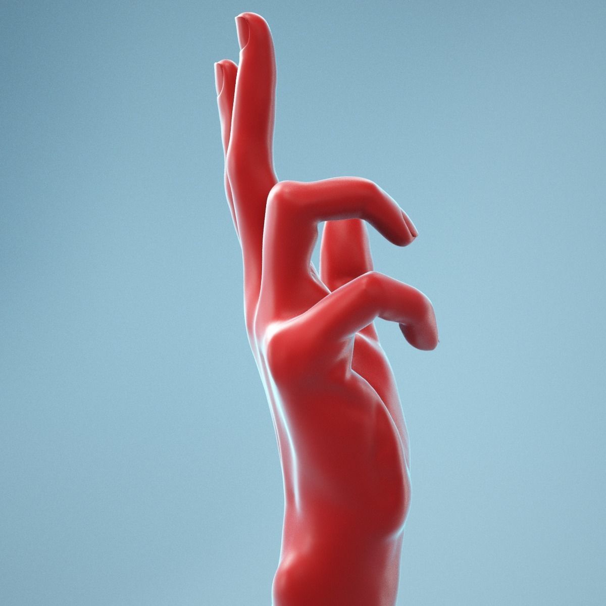 Holistic Gesture Realistic Hand Model 11 3D model_2