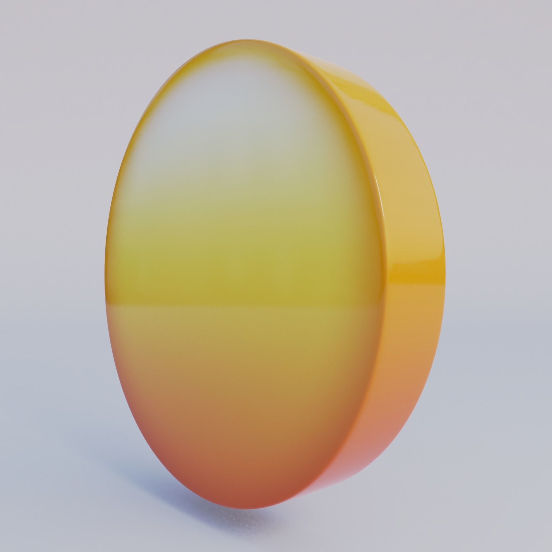 Face Savoring Food 3D Emoji Low-poly 3D model_4