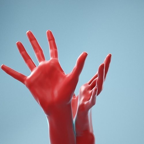 Releasing Realistic Hand Model 24 3D model