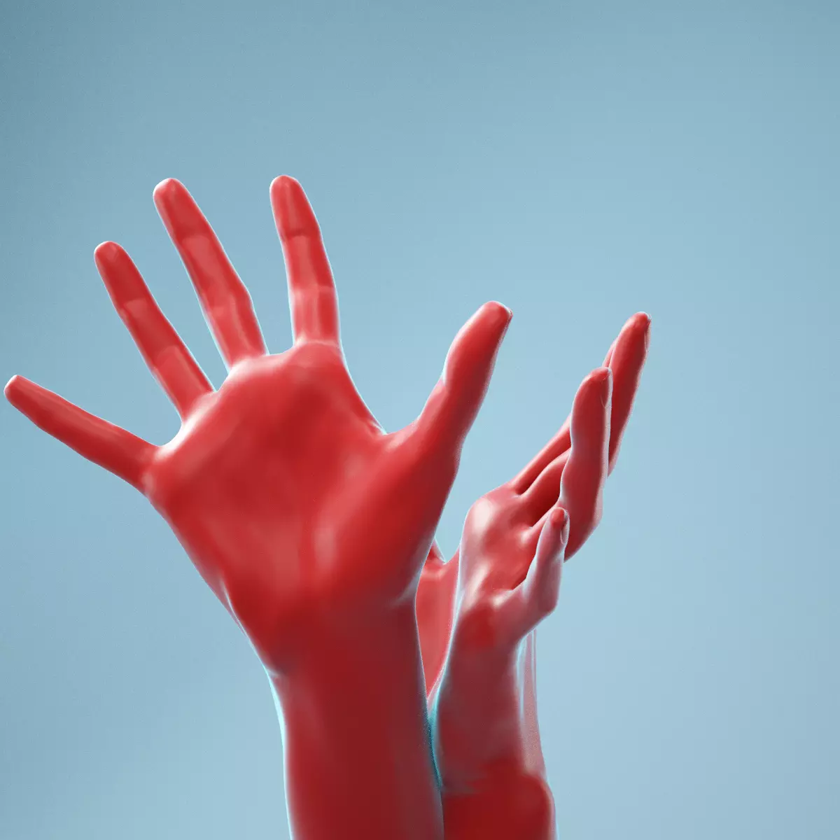 Releasing Realistic Hand Model 24 3D model_0
