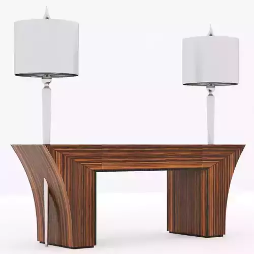 Francesco Molon N503 console ELECTRA BIS with lamps