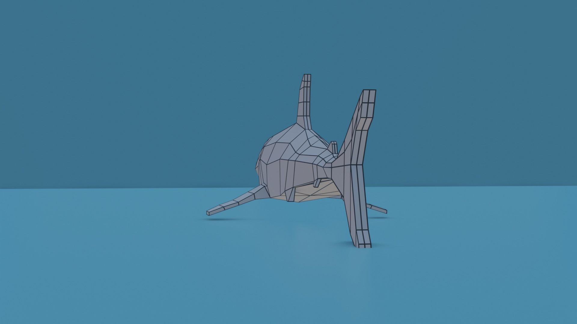 Bull shark Free low-poly 3D model_5