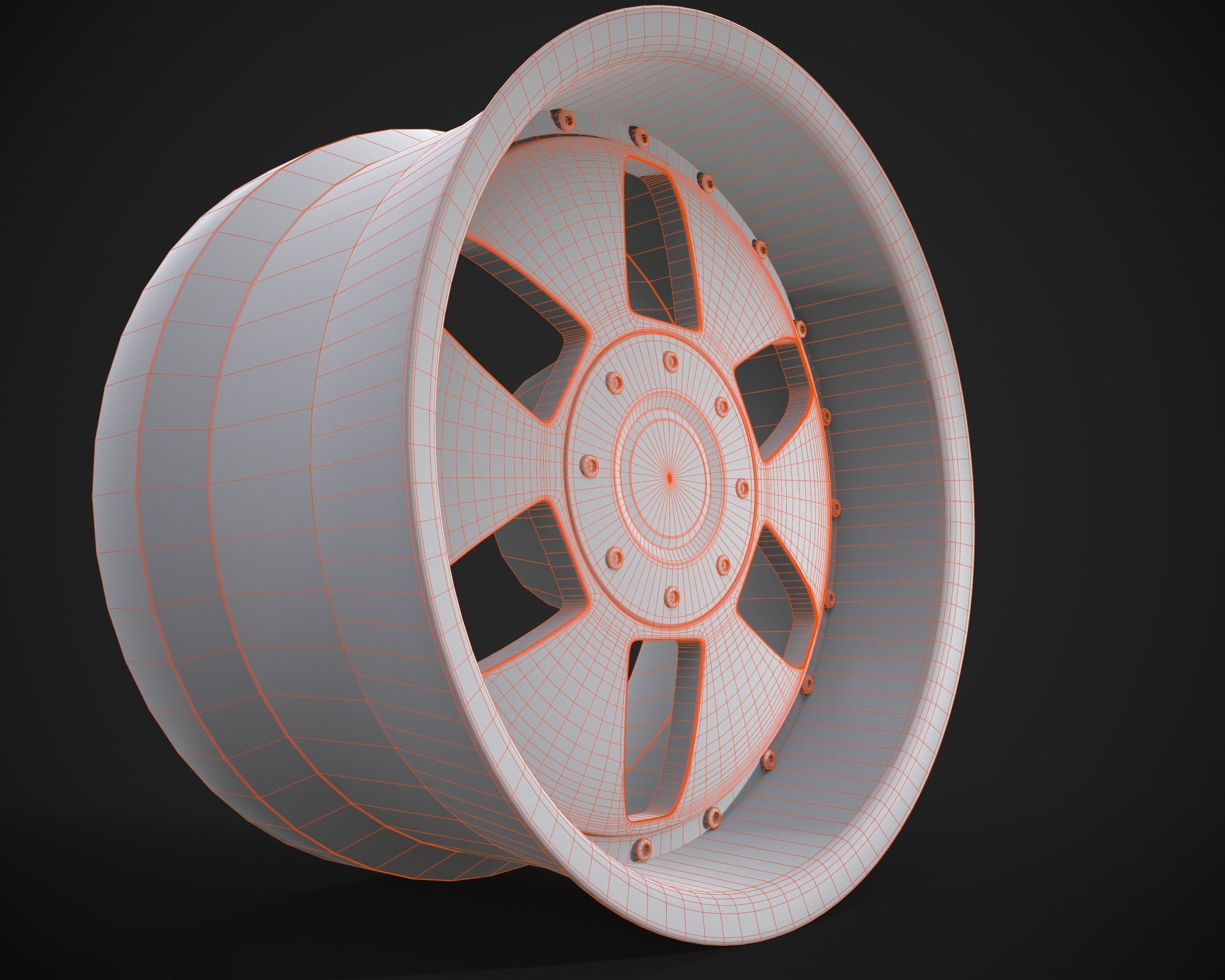 SSR Vienna Kreis rim Low-poly 3D model_25