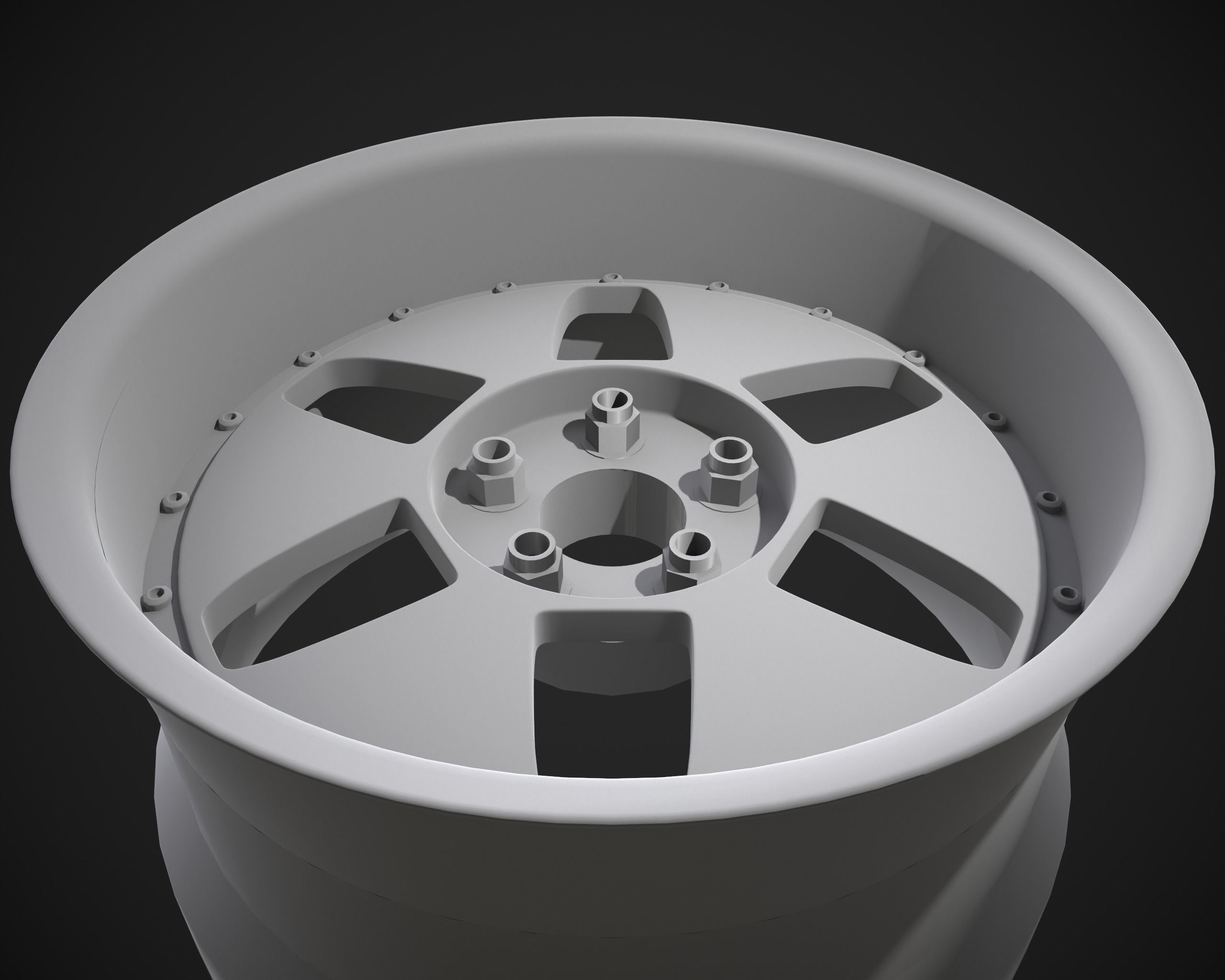 SSR Vienna Kreis rim Low-poly 3D model_30