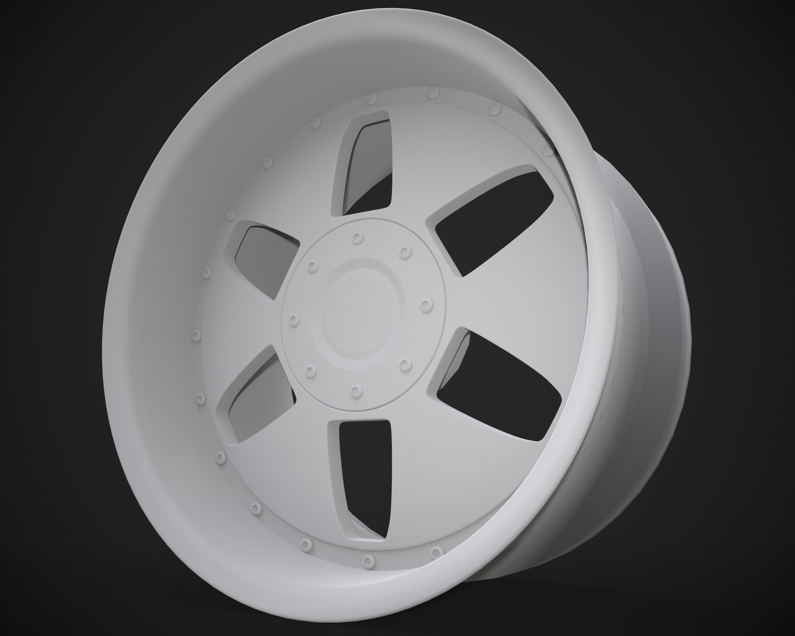 SSR Vienna Kreis rim Low-poly 3D model_16