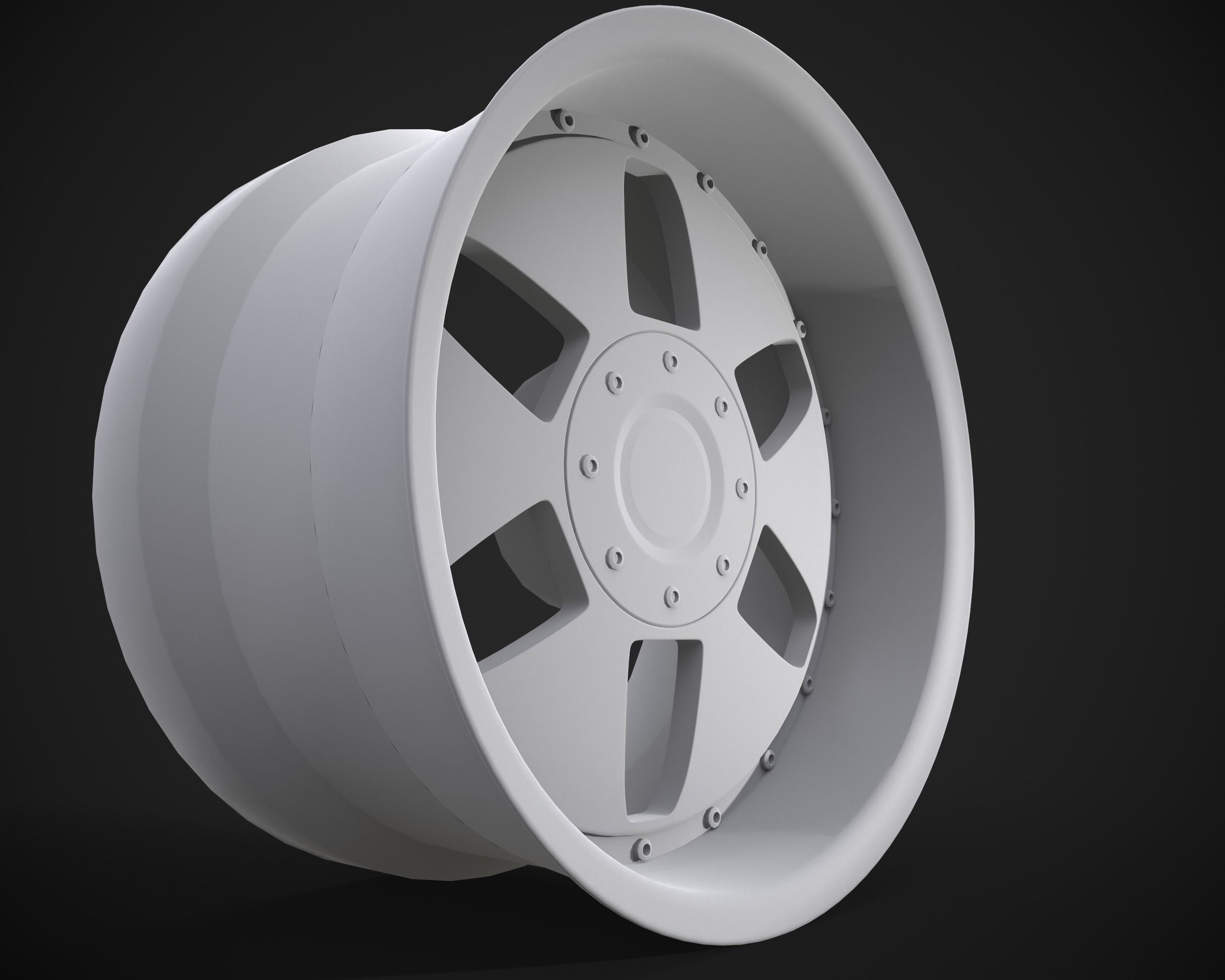 SSR Vienna Kreis rim Low-poly 3D model_24