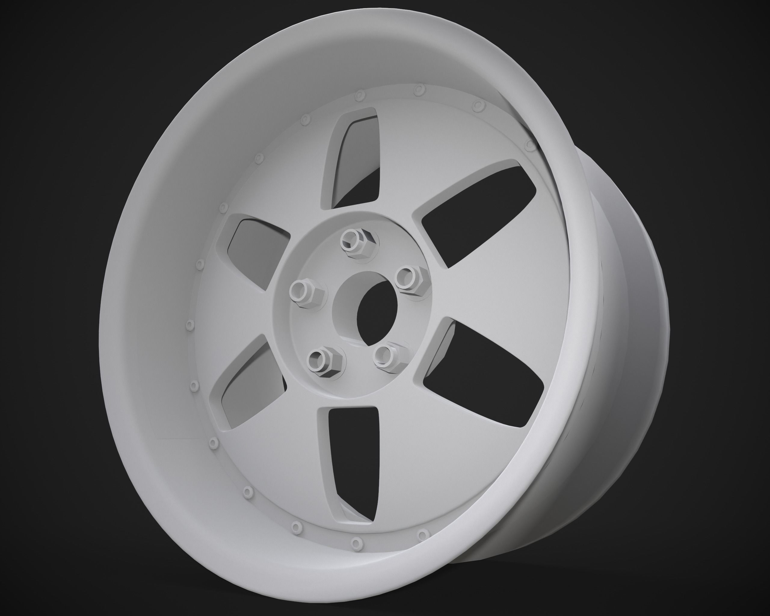 SSR Vienna Kreis rim Low-poly 3D model_18