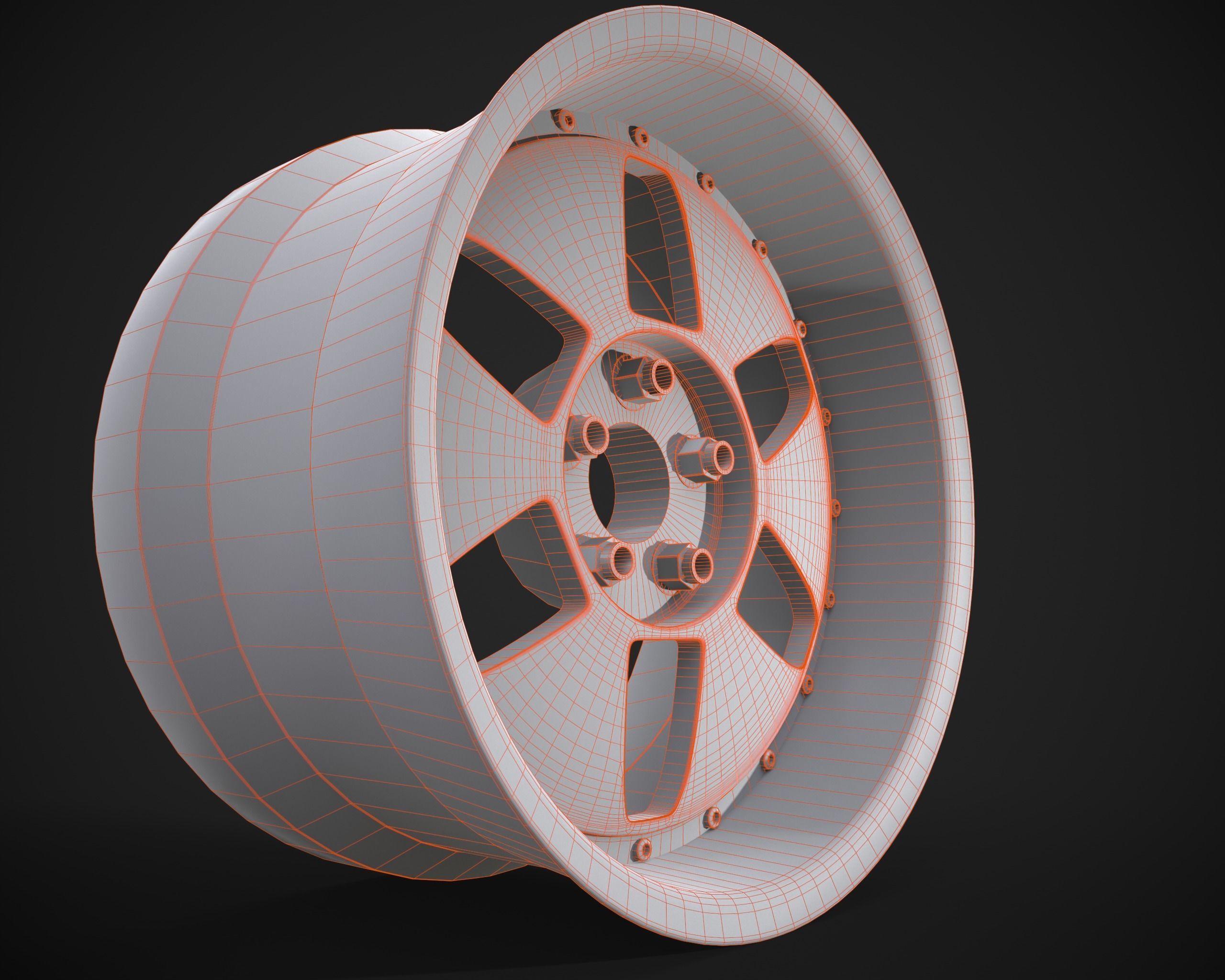 SSR Vienna Kreis rim Low-poly 3D model_27