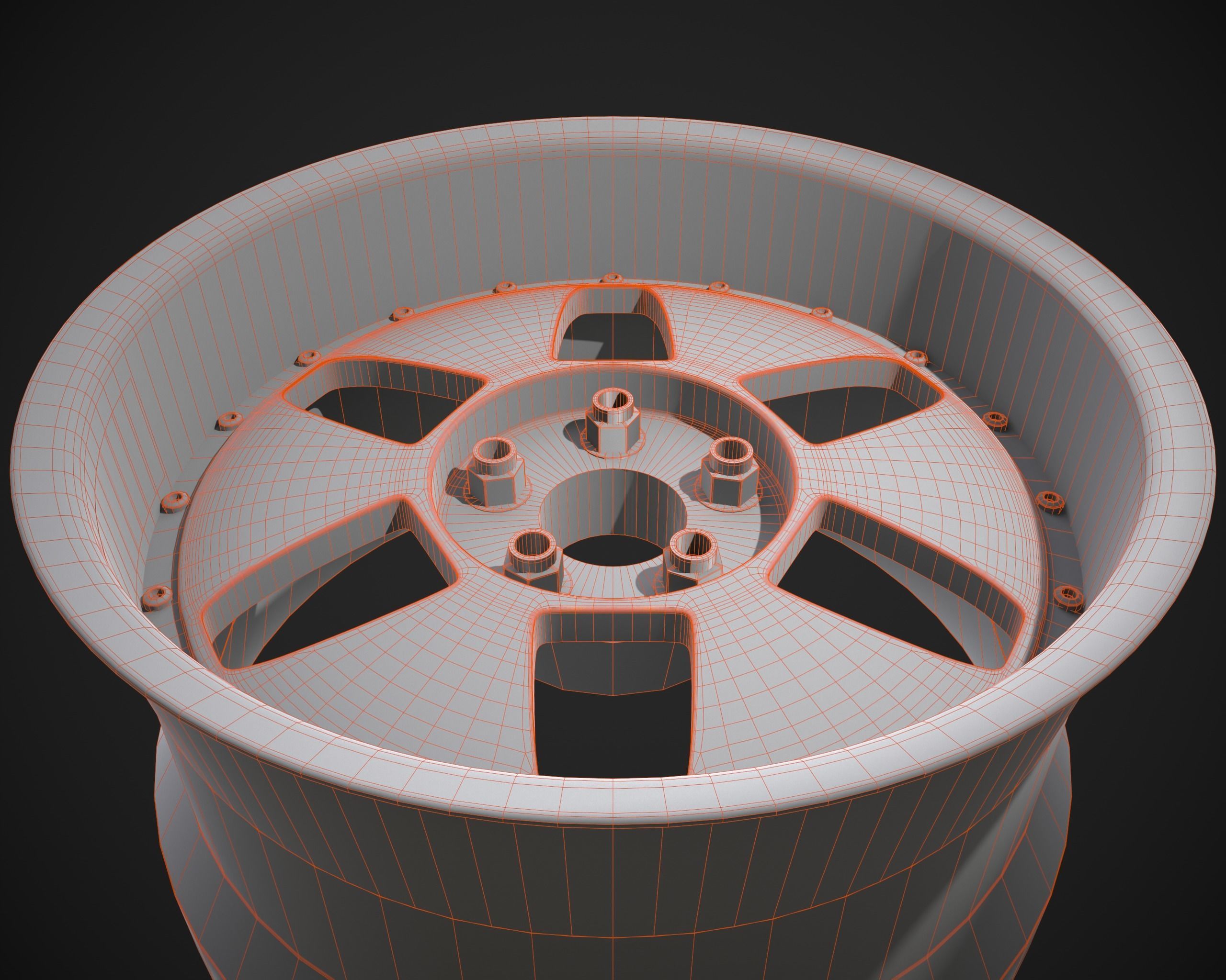 SSR Vienna Kreis rim Low-poly 3D model_31