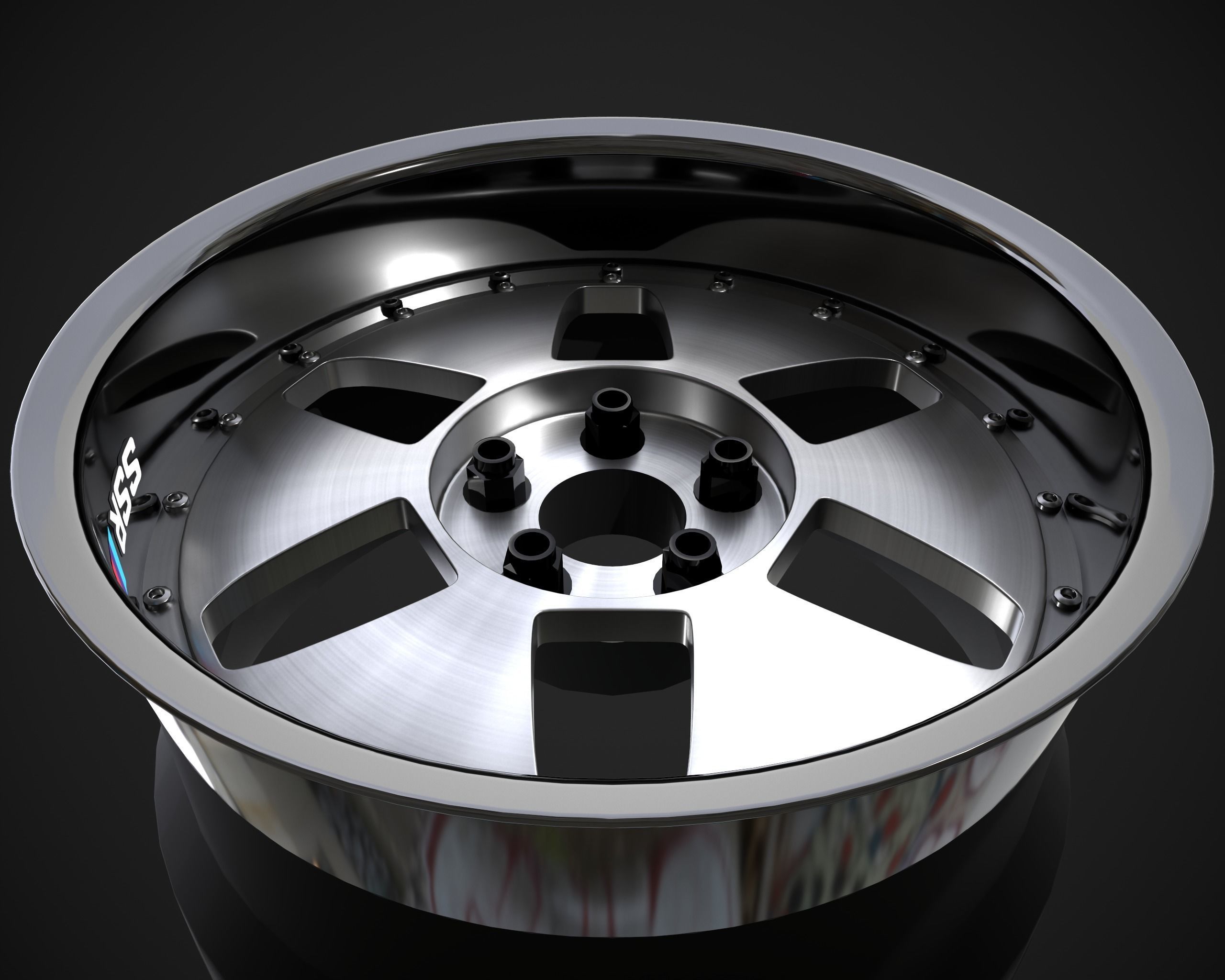 SSR Vienna Kreis rim Low-poly 3D model_14