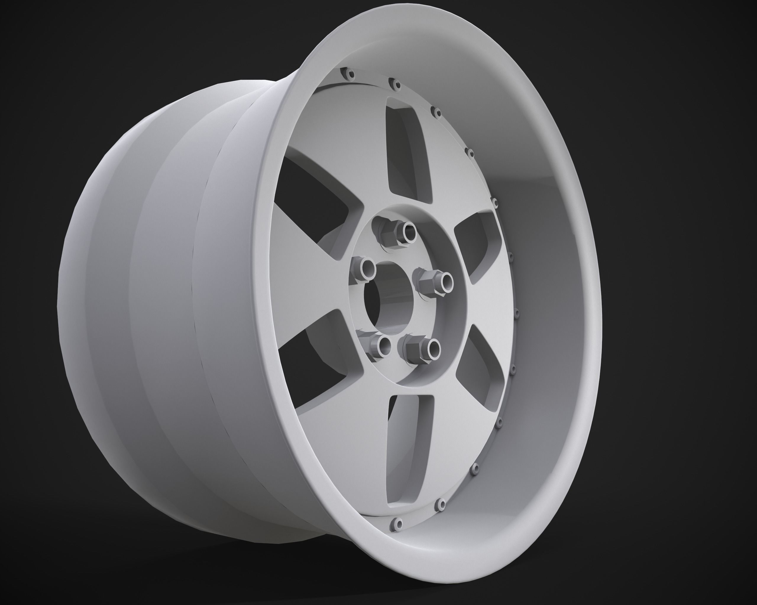 SSR Vienna Kreis rim Low-poly 3D model_26