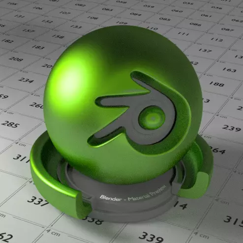 Green Car Paint Shader Texture