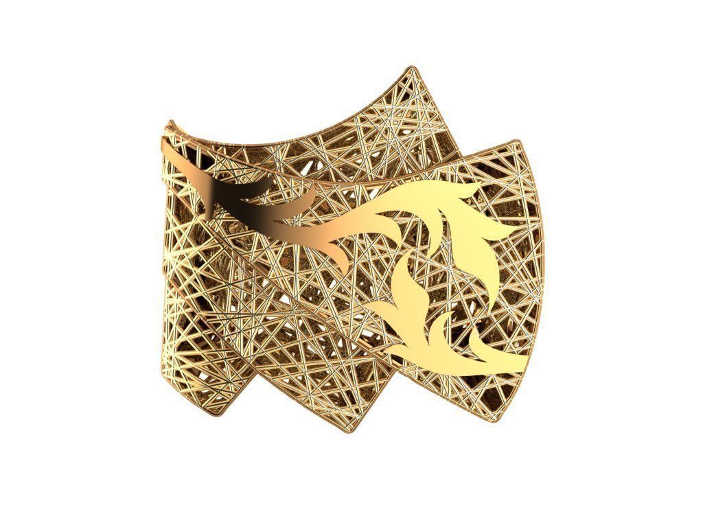 Ultra vision Ring 01 3D print model_3