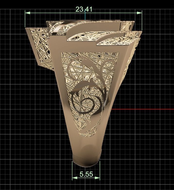 Ultra vision Ring 01 3D print model_6