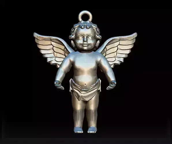 Angel charm 3D print model