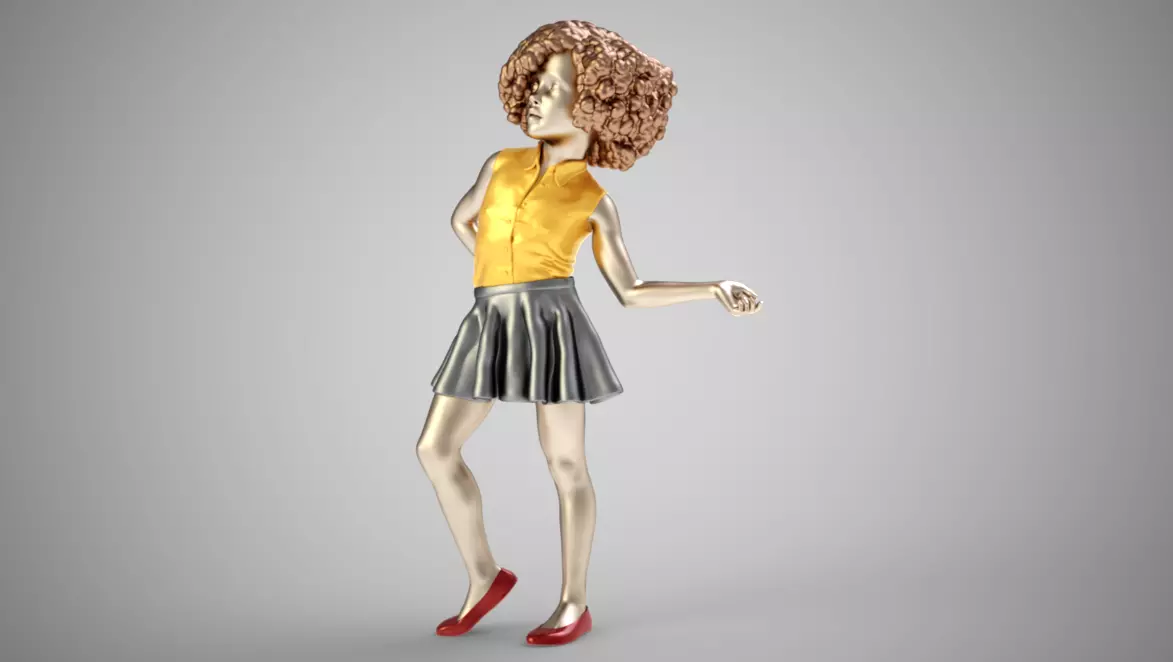 Little Girl 3D print model