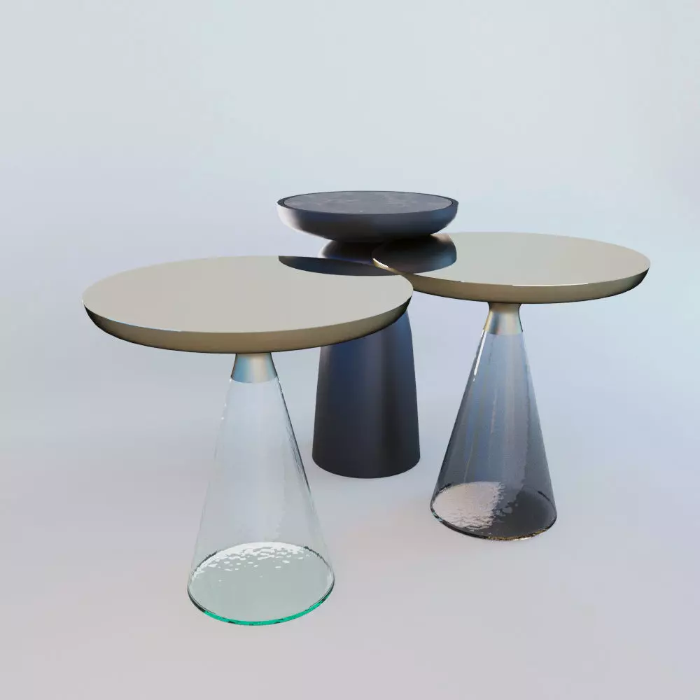 Thea and Accademia side tables Free 3D model