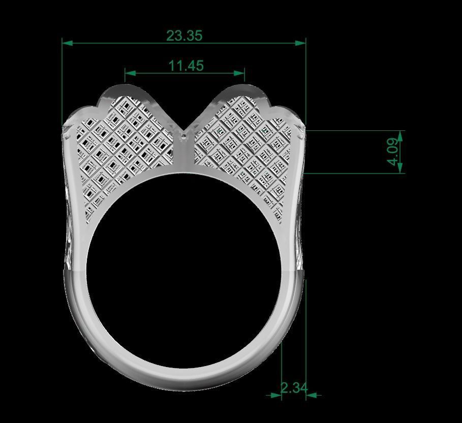 Ultra vision Ring 05 3D print model_5