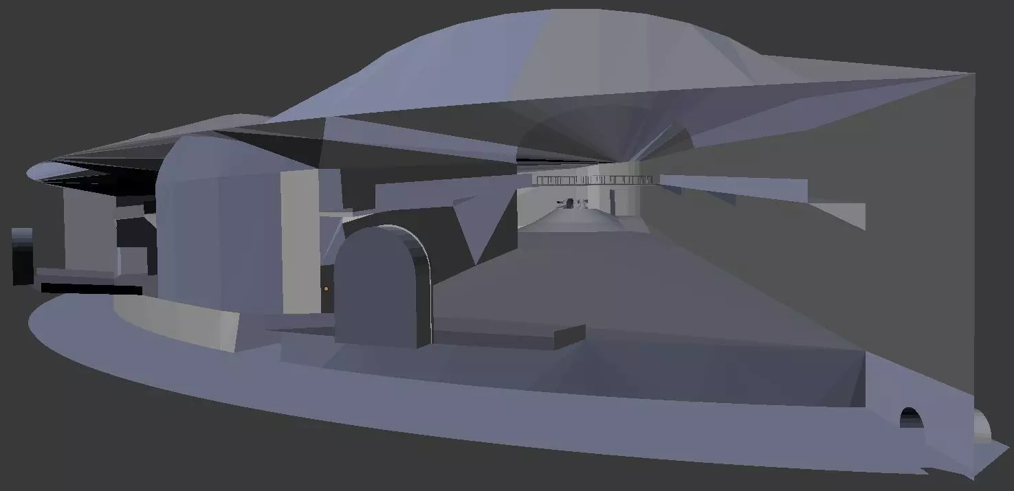 Secret Underground Base Free 3D model_0