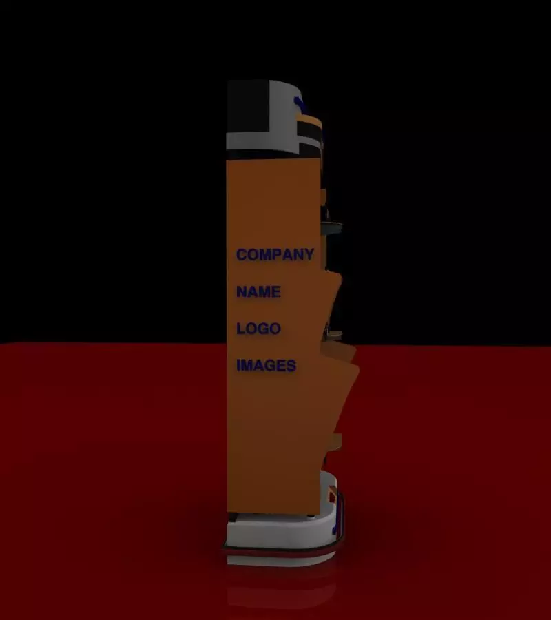 Product stand 3D model_0