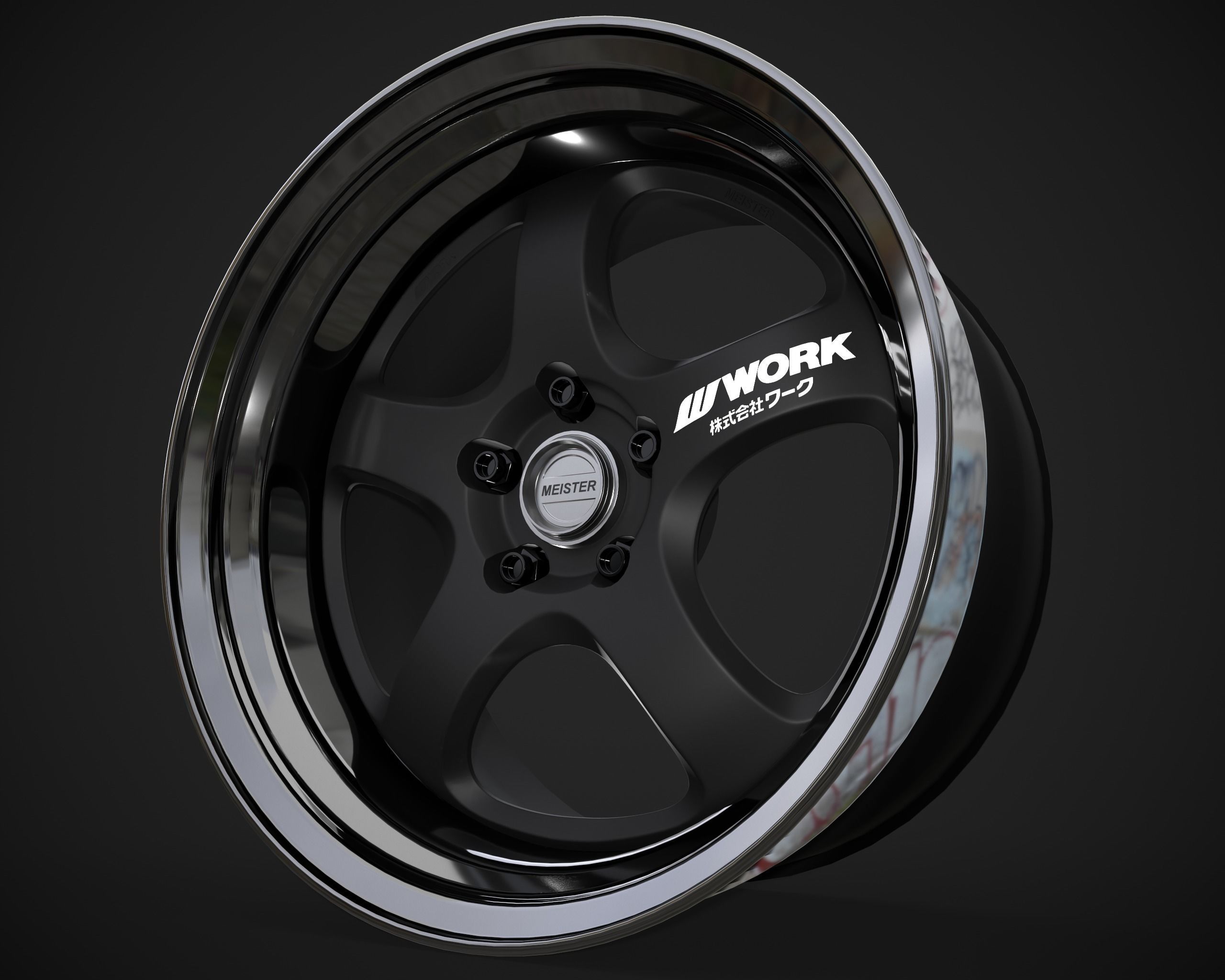 Work Meister S1R Low-poly 3D model_0