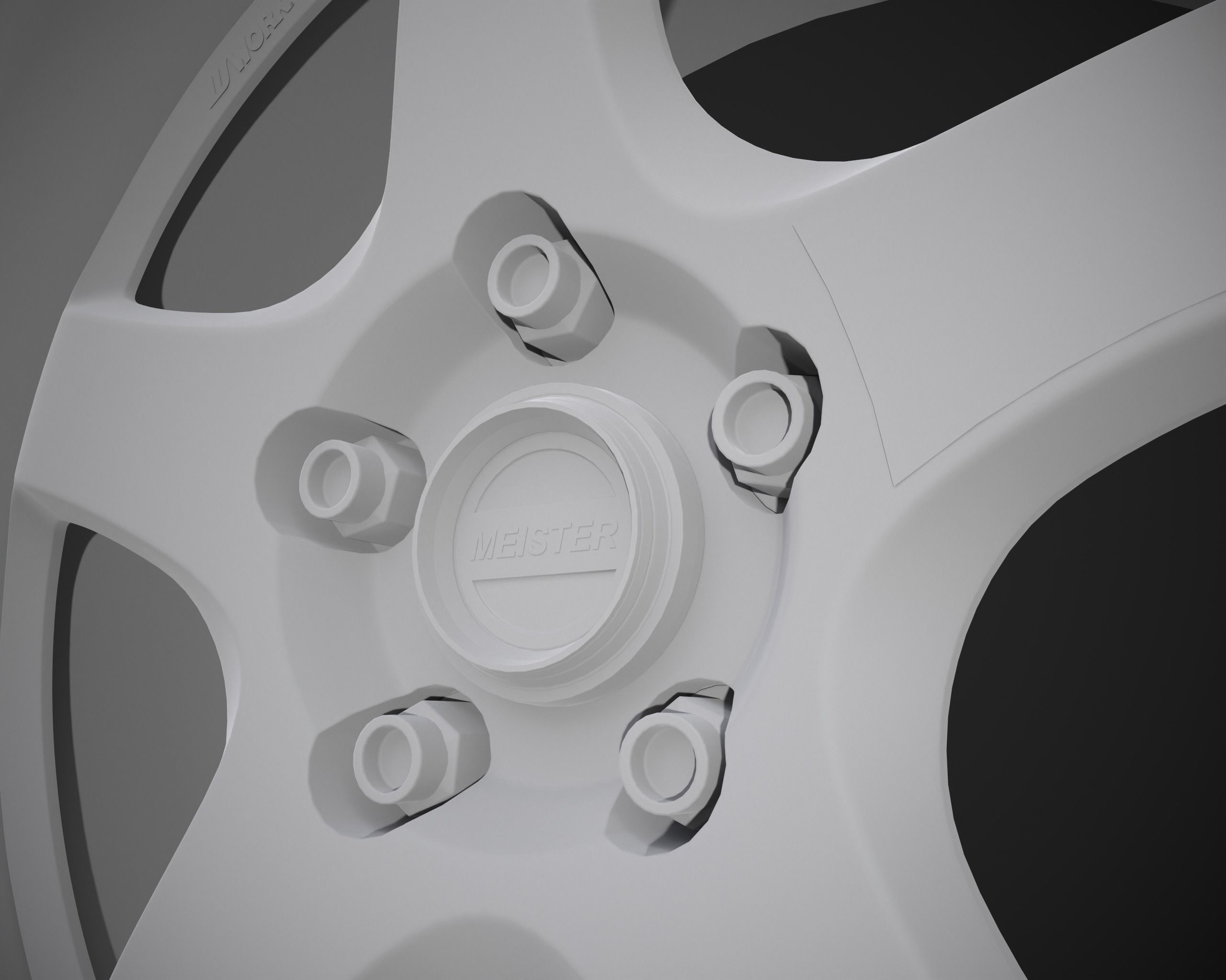 Work Meister S1R Low-poly 3D model_10