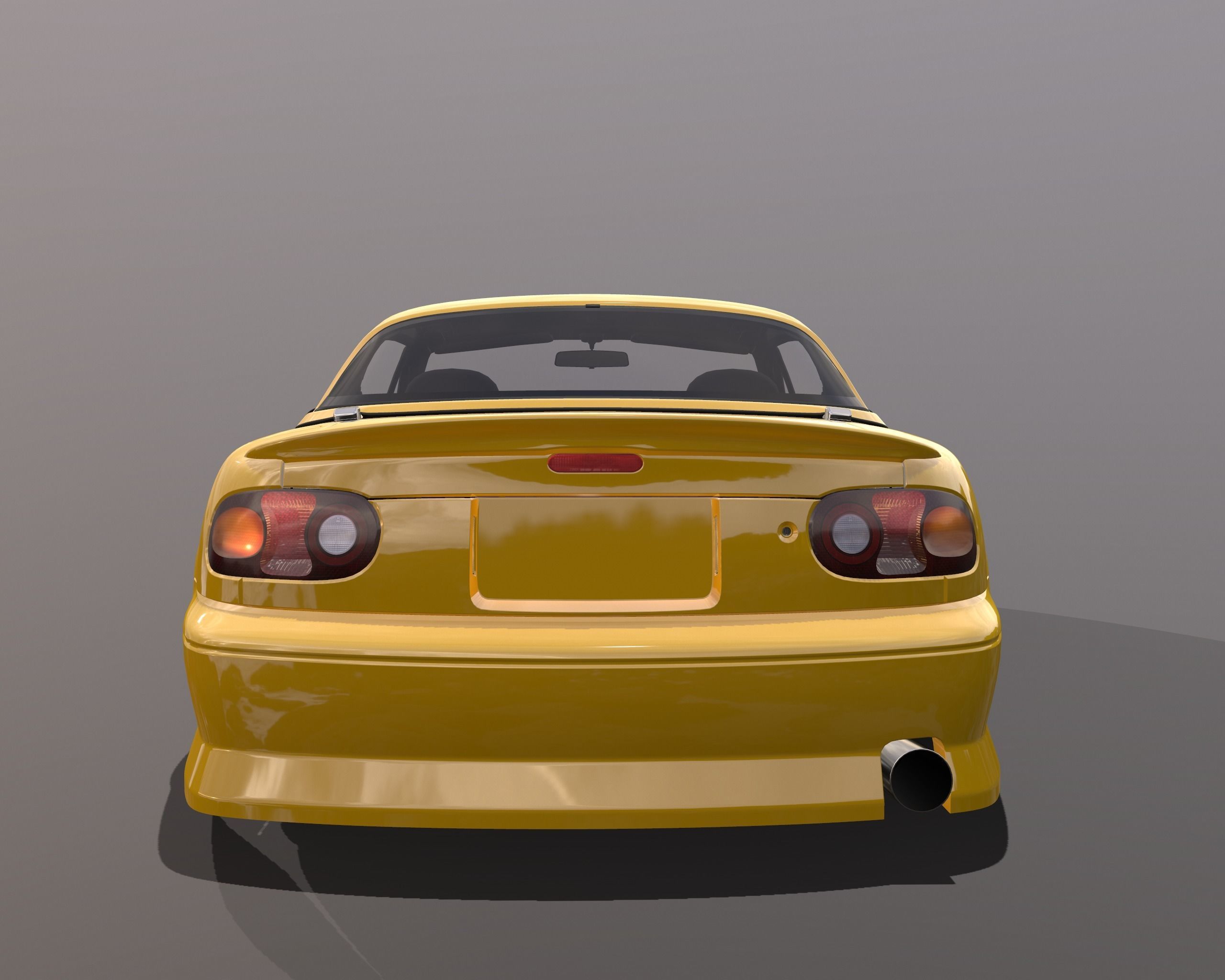 Mazda MX-5 Miata Arios Type 1 bodykit Low-poly 3D model_2
