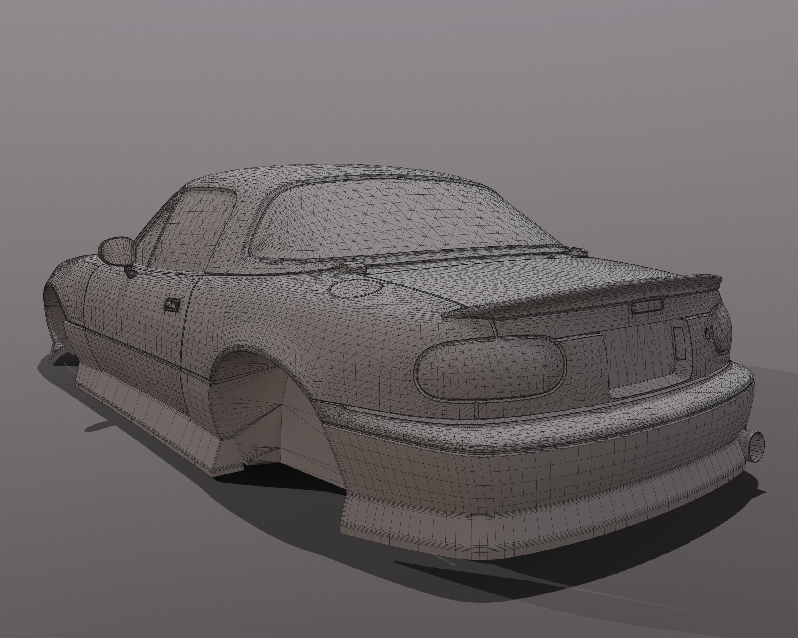 Mazda MX-5 Miata Arios Type 1 bodykit Low-poly 3D model_11