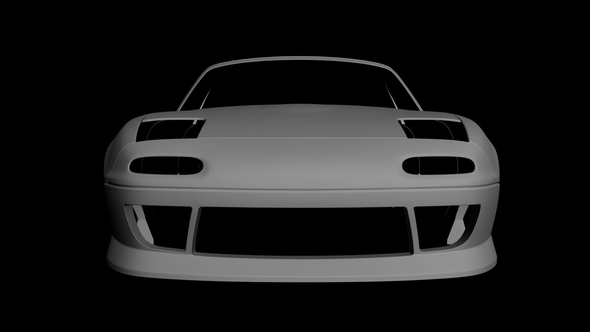 Mazda MX-5 Miata Arios Type 1 bodykit Low-poly 3D model_28