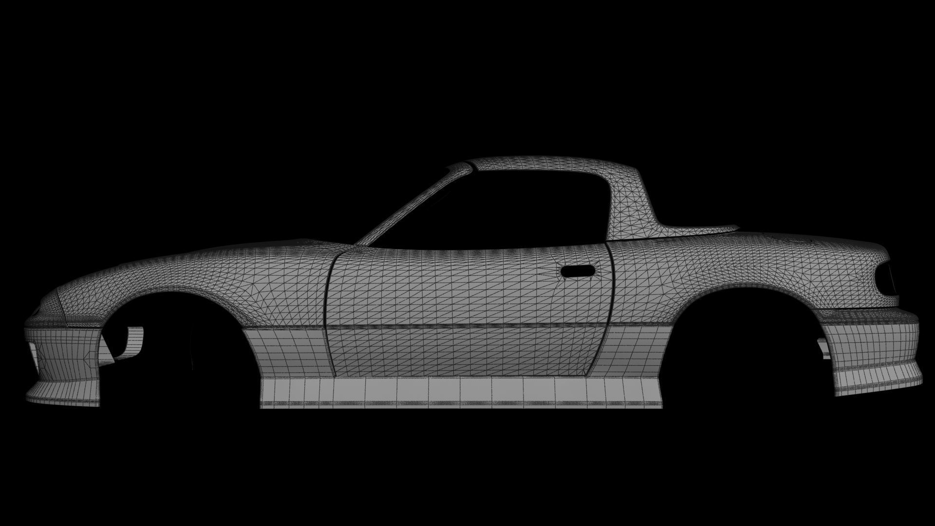 Mazda MX-5 Miata Arios Type 1 bodykit Low-poly 3D model_27