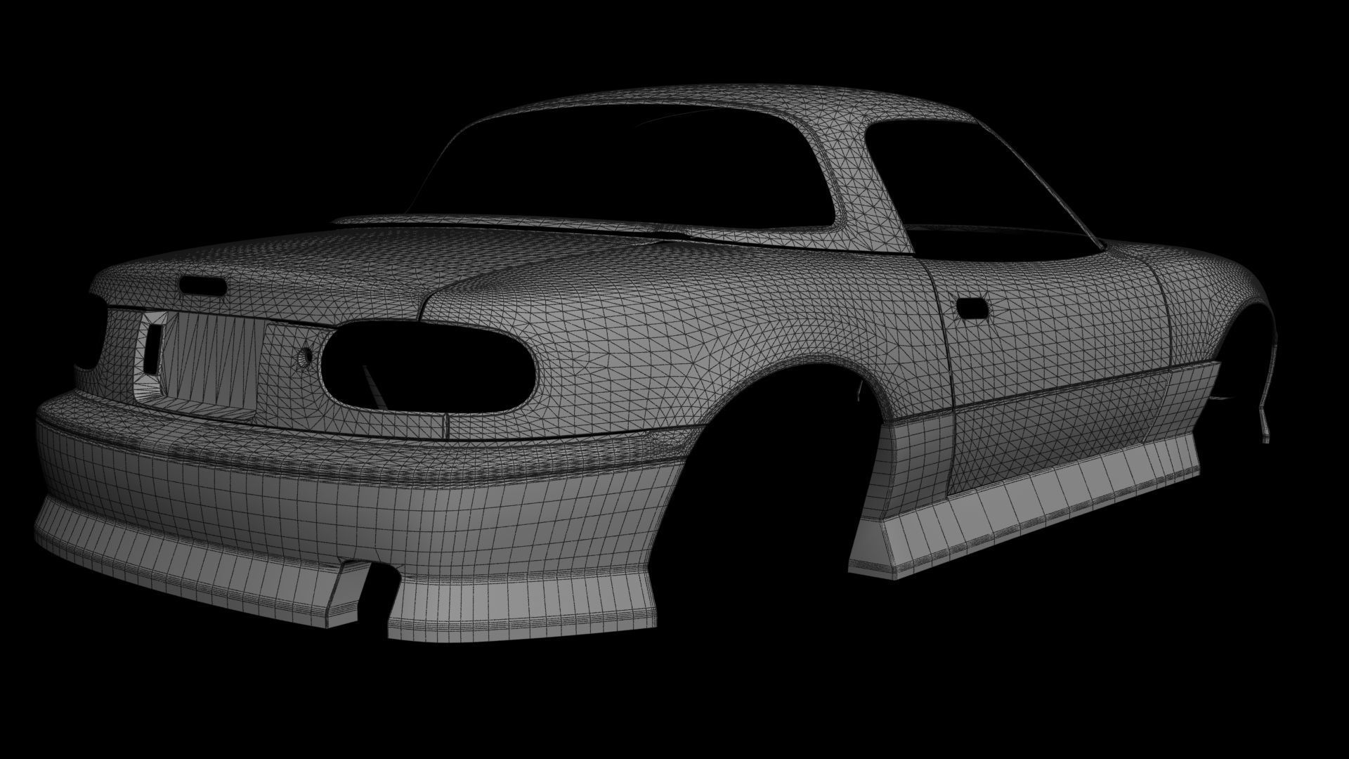 Mazda MX-5 Miata Arios Type 1 bodykit Low-poly 3D model_23