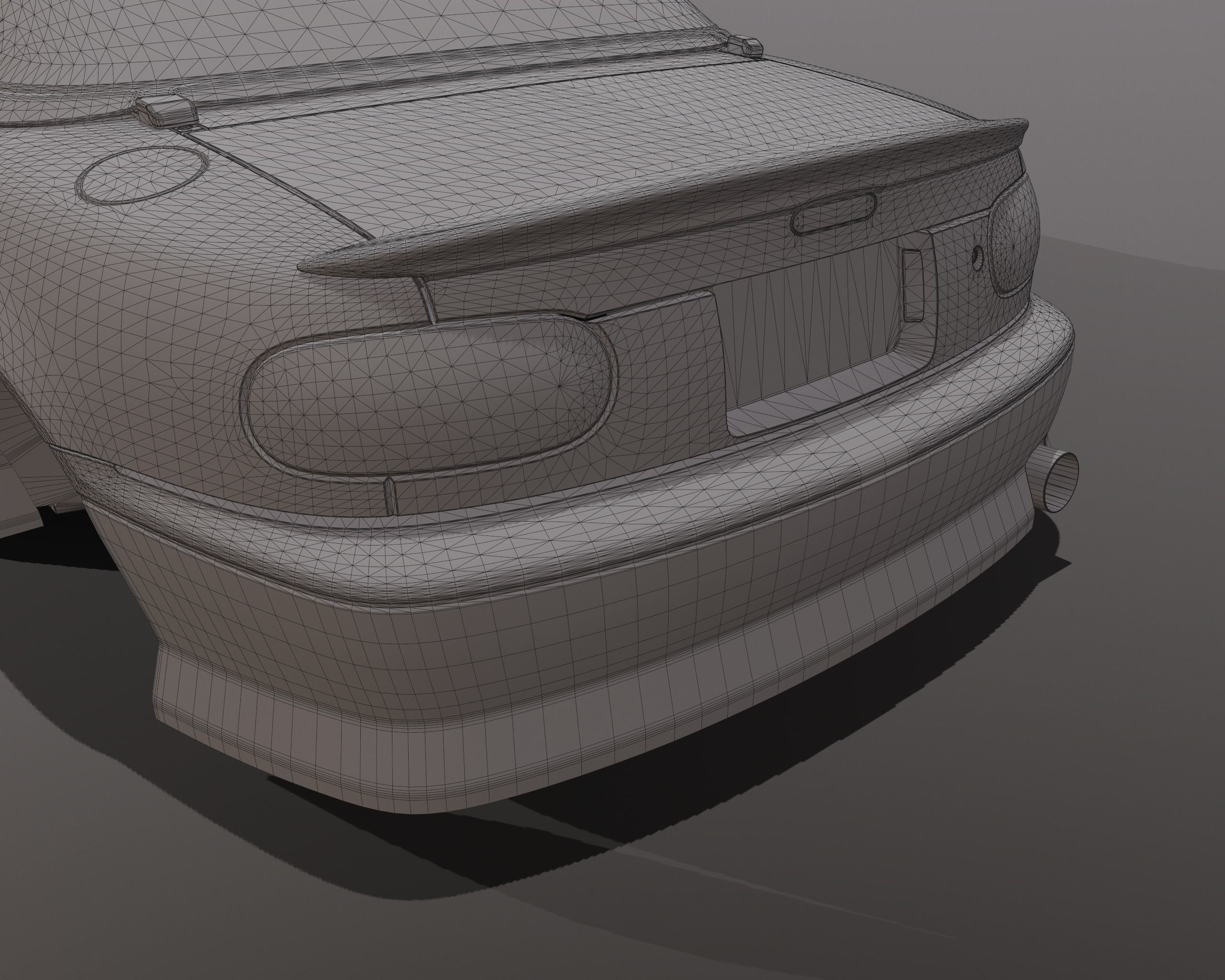 Mazda MX-5 Miata Arios Type 1 bodykit Low-poly 3D model_17