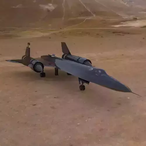 SR-71 Spyplane in 3ds and obj formats 3D model