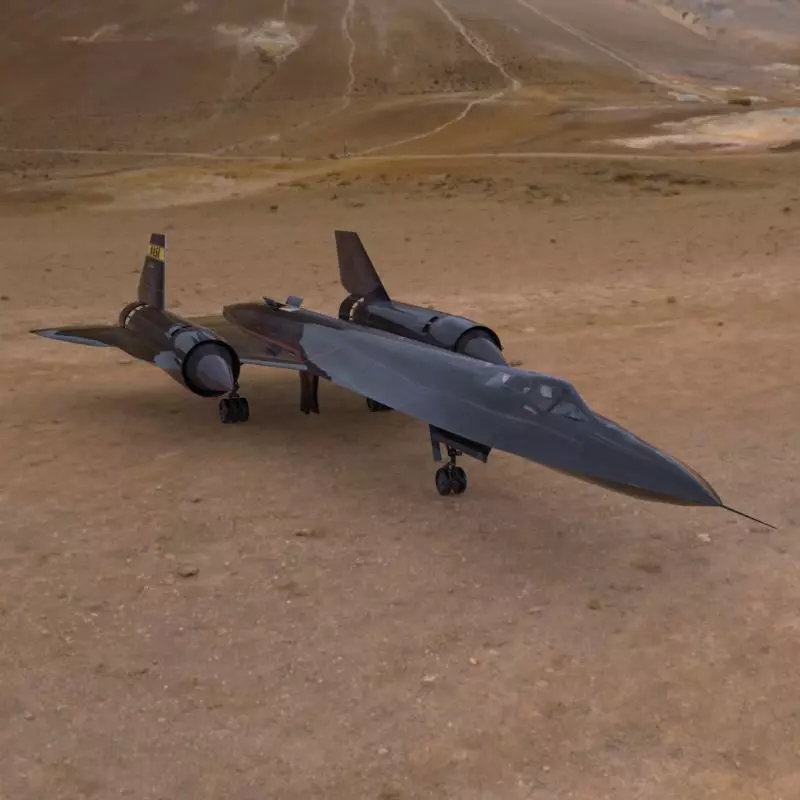 SR-71 Spyplane in 3ds and obj formats 3D model_0