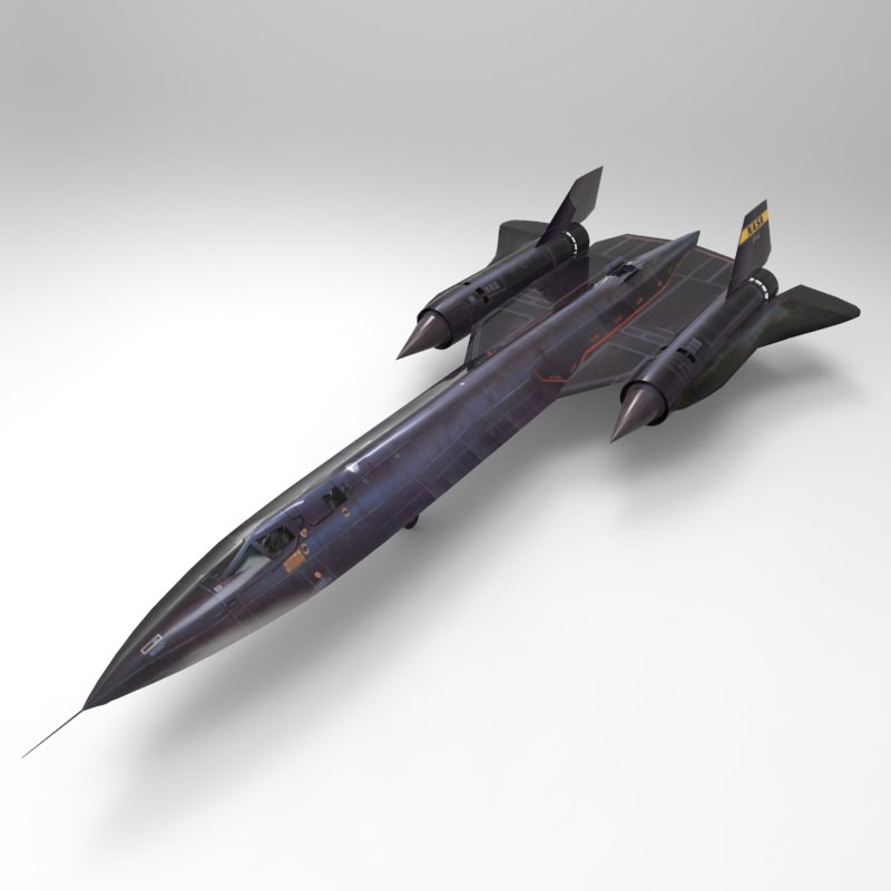 SR-71 Spyplane in 3ds and obj formats 3D model_10