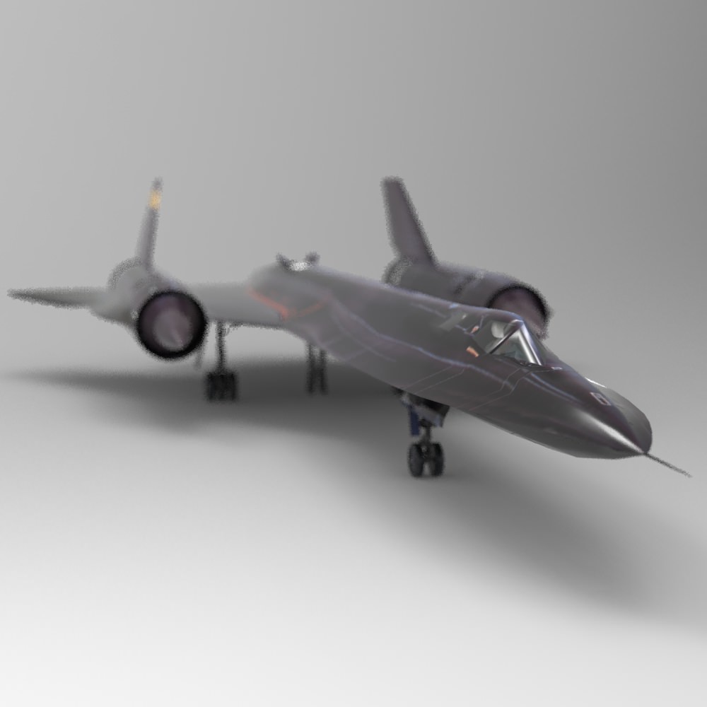 SR-71 Spyplane in 3ds and obj formats 3D model_3