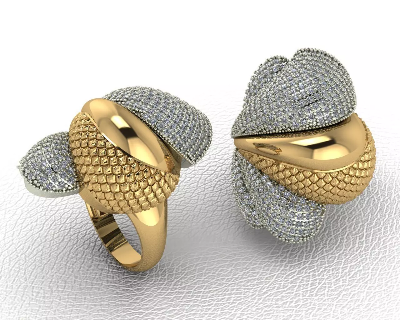 ring gold 3D model_0