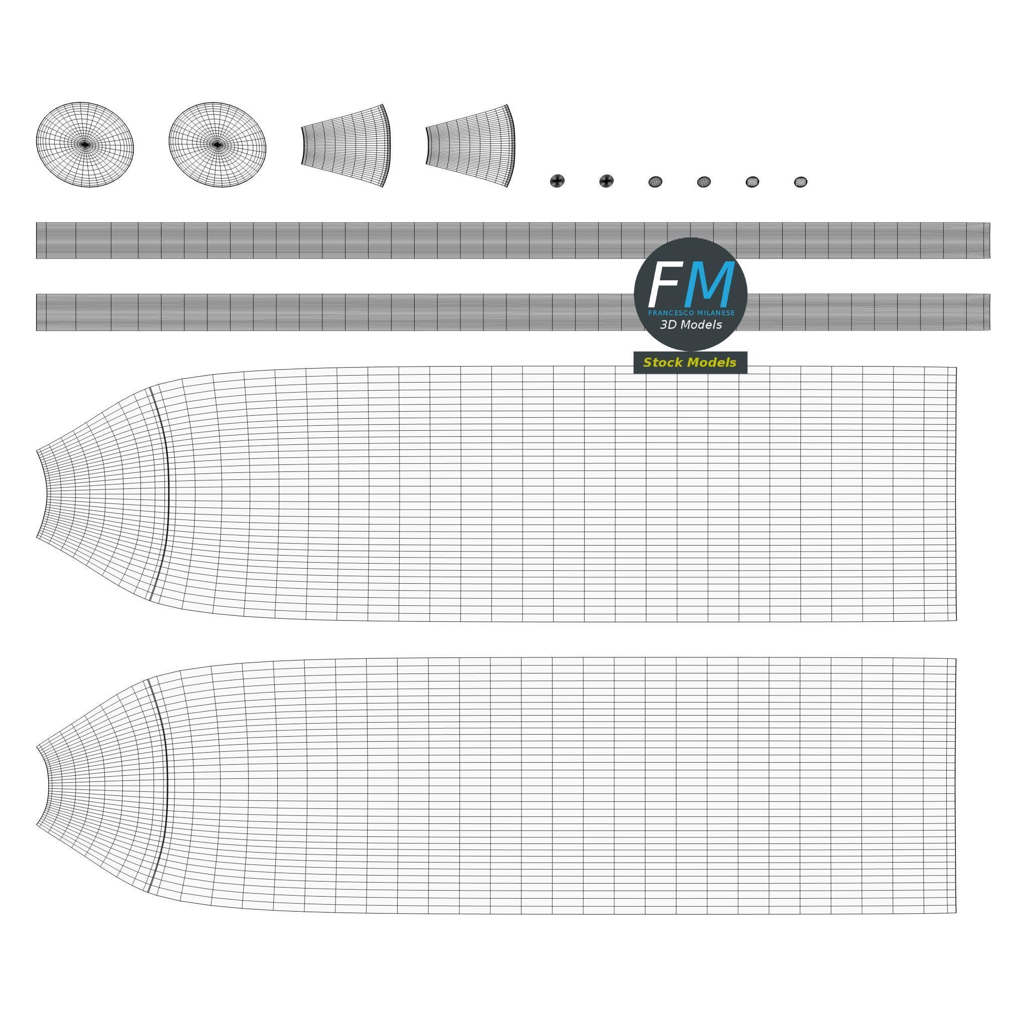 Clinical thermometer 3D model_12