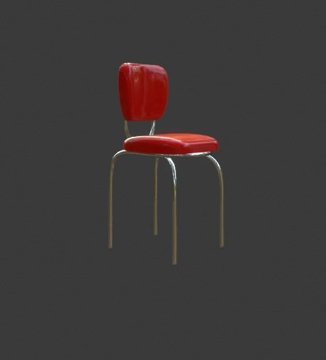 1950s Diner Assets 3D model_6